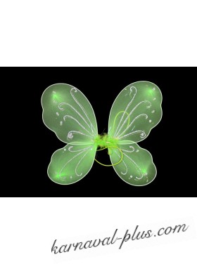 Крылья бабочки цвет салатовый